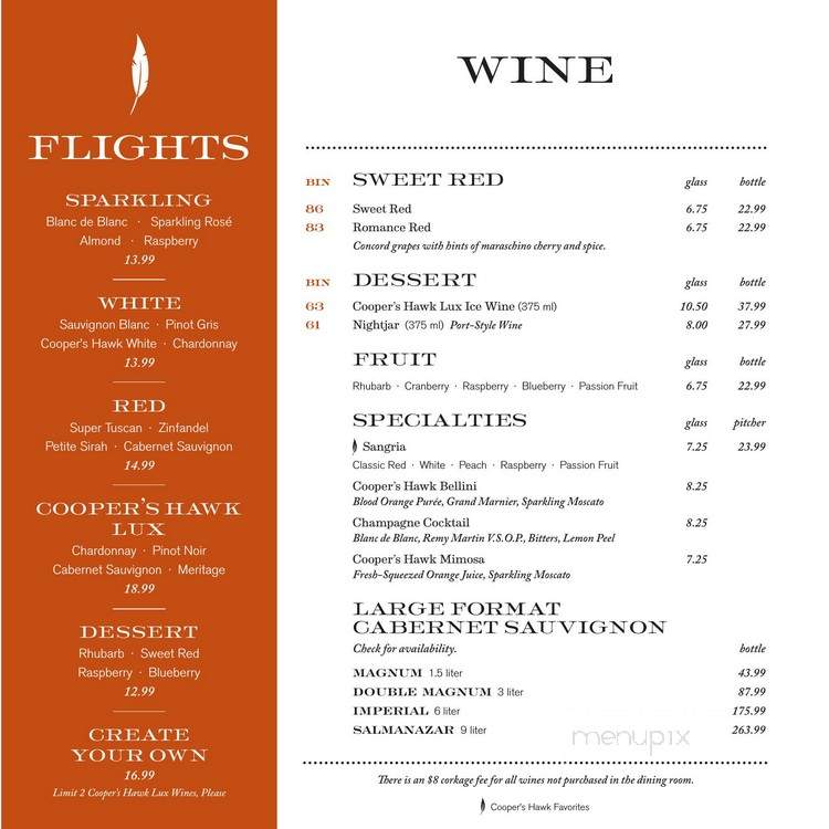 Cooper's Hawk Winery & Restaurants - Ashburn, VA