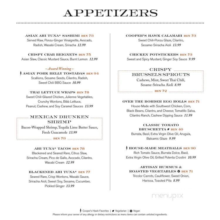 Cooper's Hawk Winery & Restaurants - Ashburn, VA