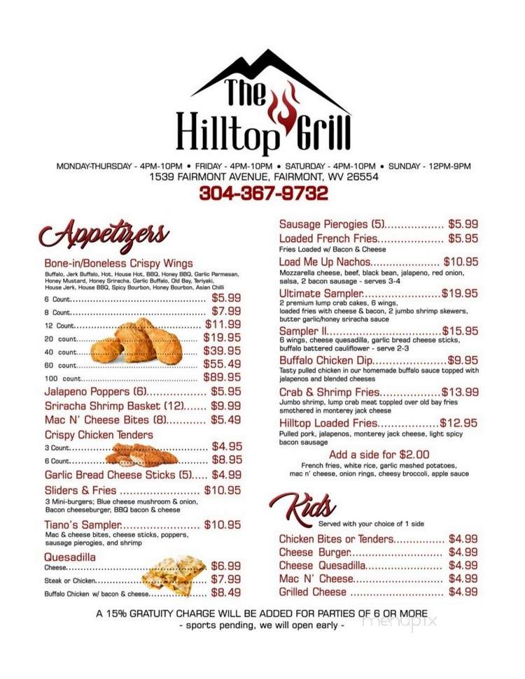 The Hilltop Grill - Fairmont, WV
