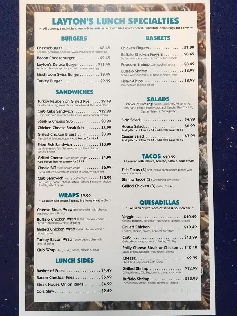 Layton's 16th Street Restaurant - Ocean City, MD