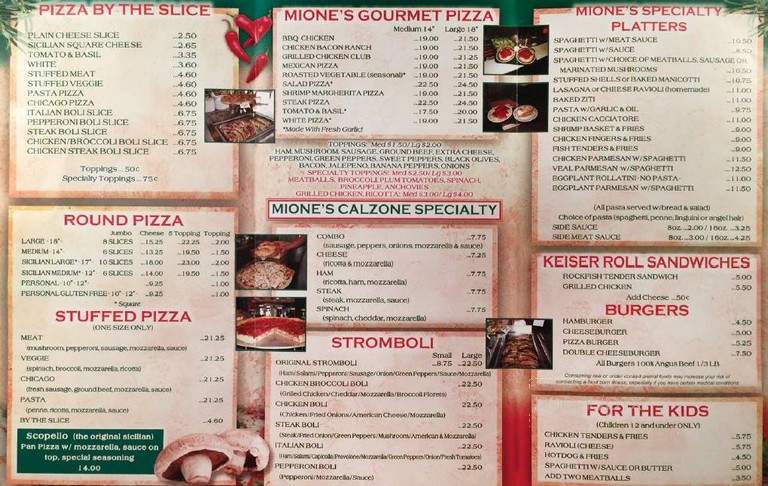 Mione's Pizza & Italian - Ocean City, MD