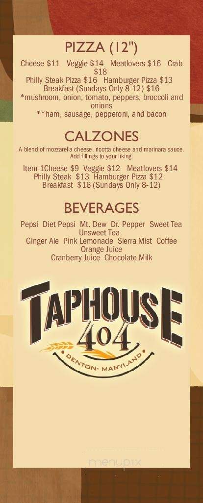 404 TapHouse - Denton, MD