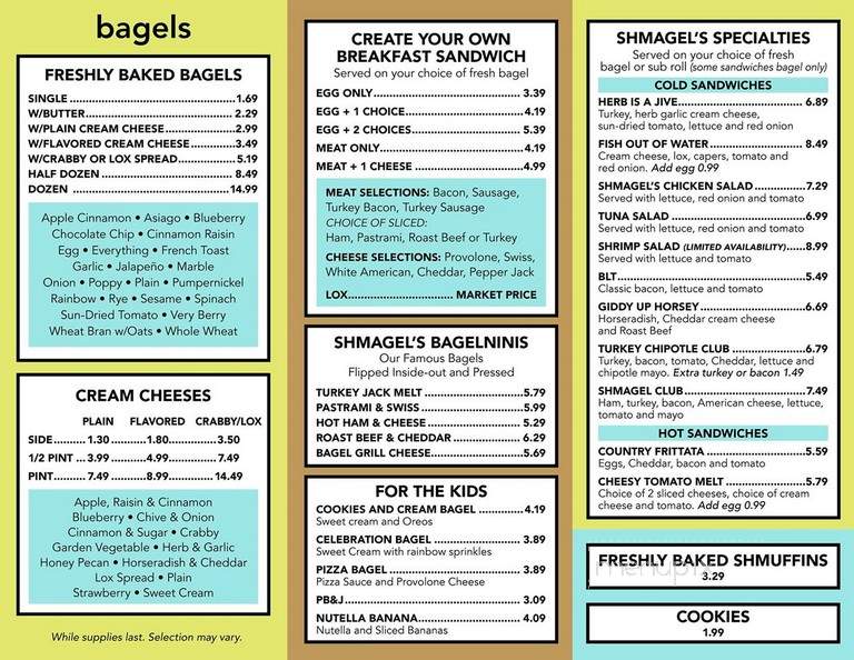 Shmagel's Bagels - Ocean City, MD