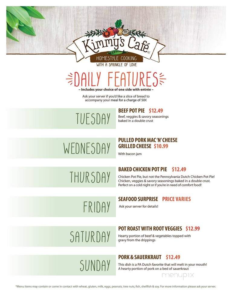 Kimmy's Cafe - Fawn Grove, PA