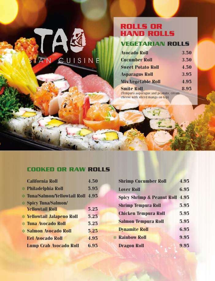 Tao Asian Cuisine - Sykesville, MD