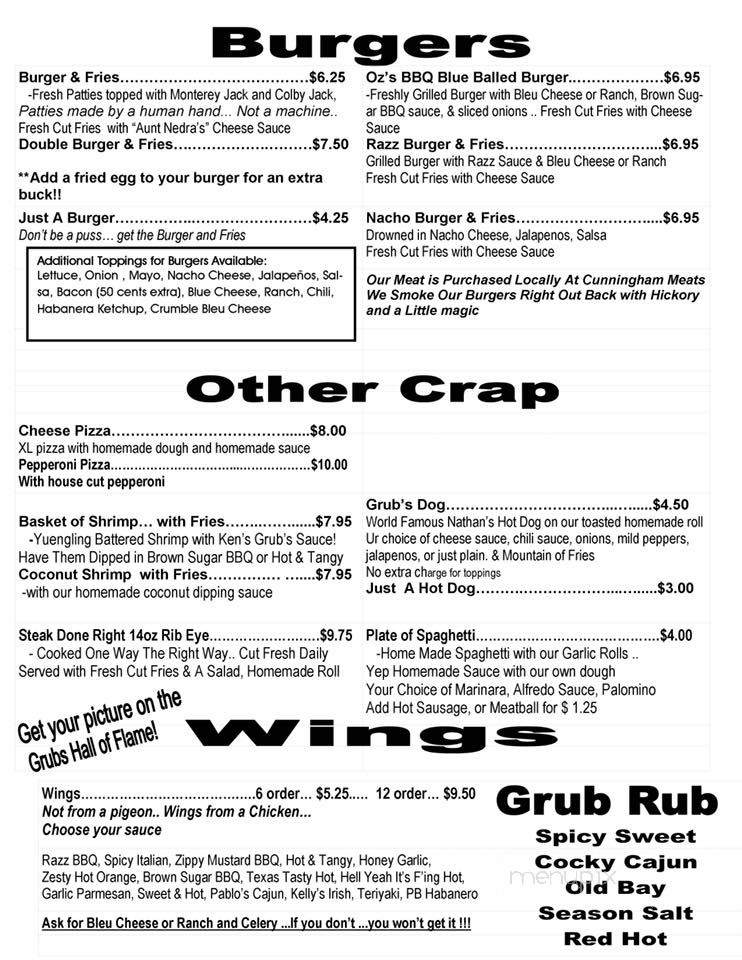 Grubs Sports Bar & Wolfies Pub - Indiana, PA