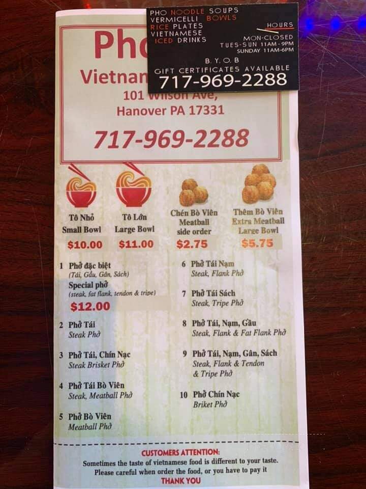 Pho Viet - Hanover, PA