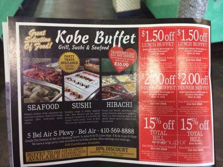 Kobe Buffet Grill - Bel Air, MD