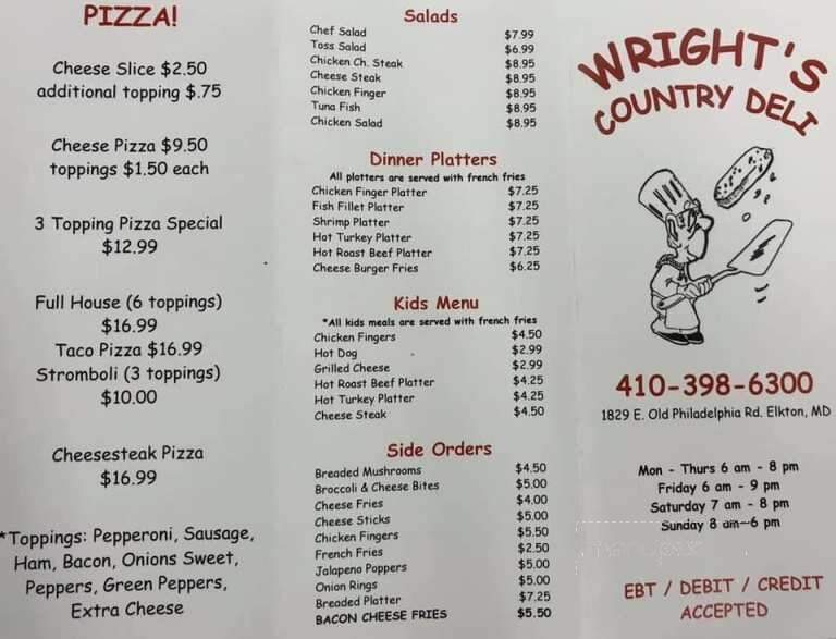 Wright's Country Deli - Elkton, MD