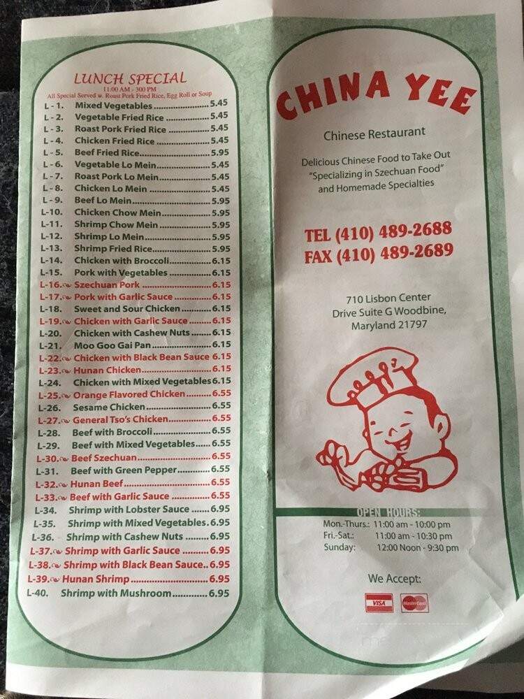 China Yee - Woodbine, MD