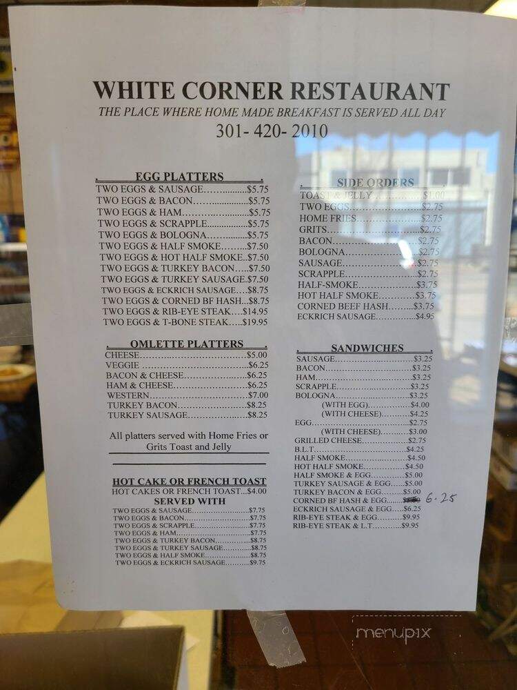 White Corner Restaurant - Capitol Heights, MD