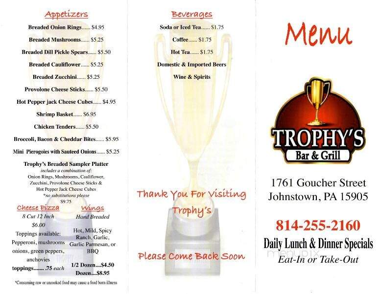 Trophy's Bar & Grill - Johnstown, PA