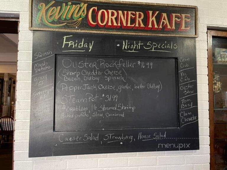 Kevin's Corner Kafe - Leonardtown, MD