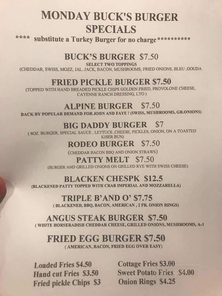 Buck's Restaurant - Rising Sun, MD