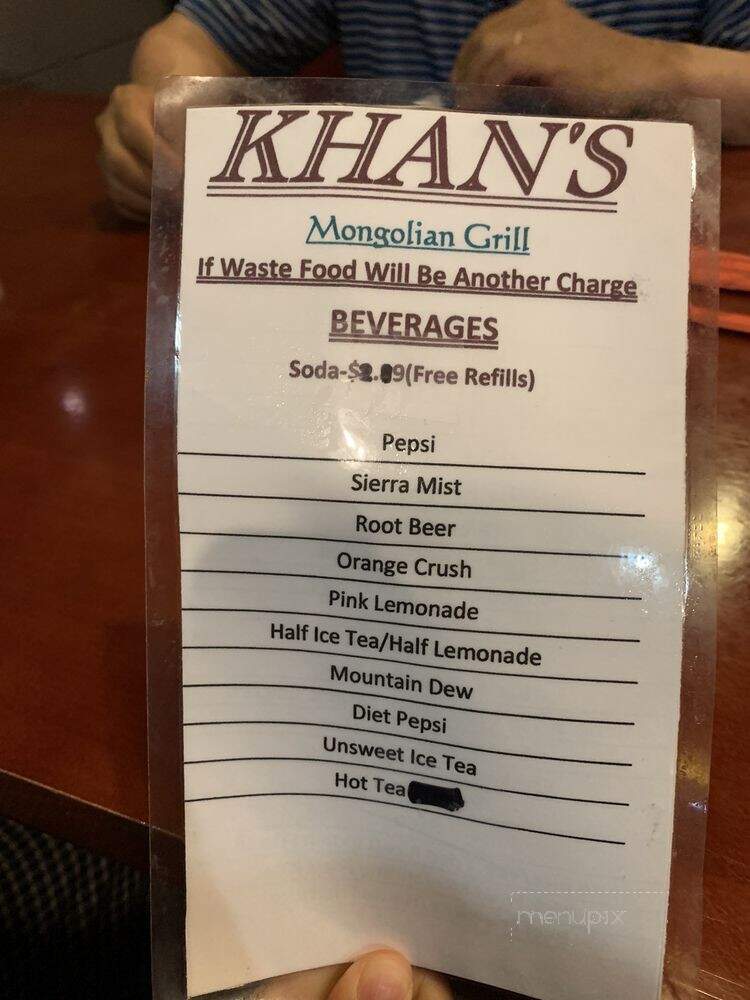 Khan's Mongolian Grill & Bar - East Stroudsburg, PA