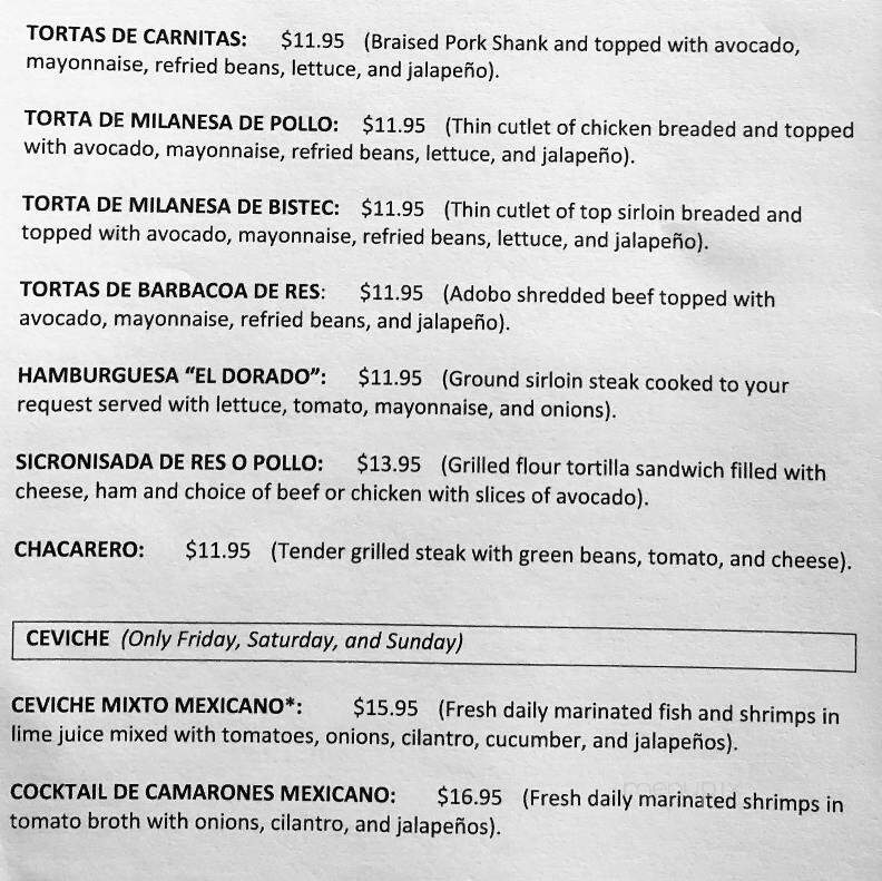 El Dorado Bar & Grill - Easton, MD