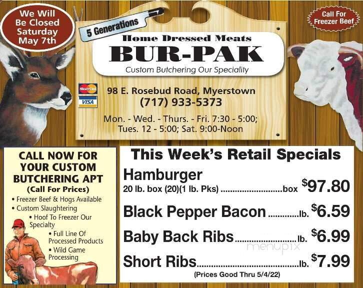 Bur-Pak Family Foods - Myerstown, PA