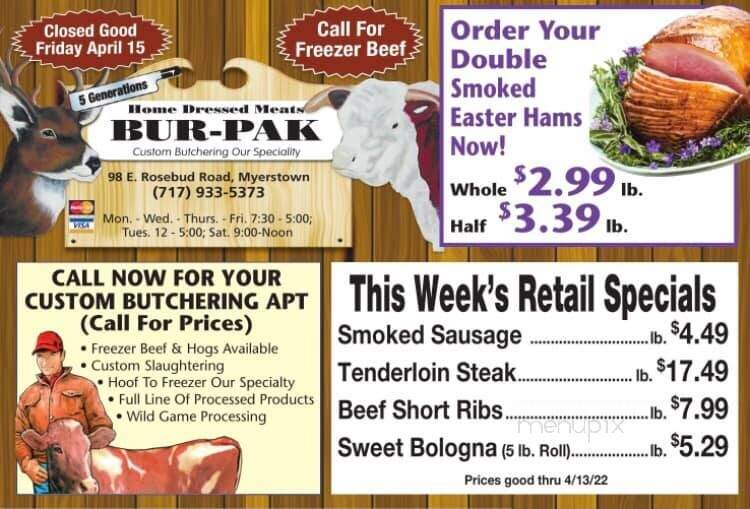 Bur-Pak Family Foods - Myerstown, PA