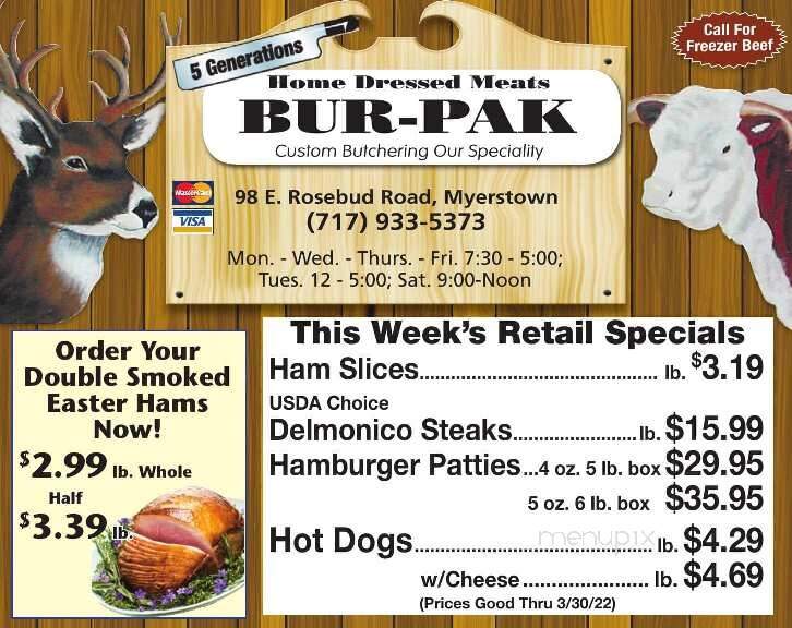 Bur-Pak Family Foods - Myerstown, PA