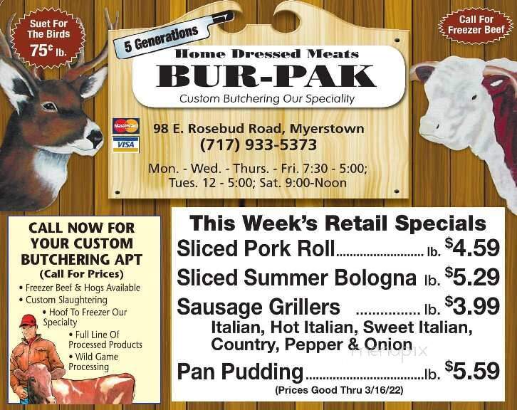 Bur-Pak Family Foods - Myerstown, PA