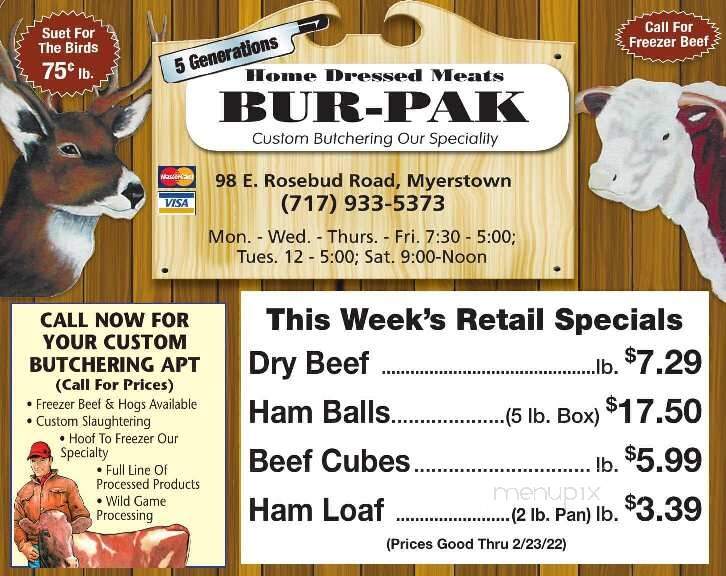 Bur-Pak Family Foods - Myerstown, PA