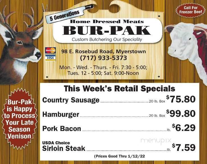 Bur-Pak Family Foods - Myerstown, PA