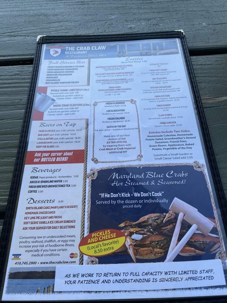 Crab Claw Restaurant - Saint Michaels, MD