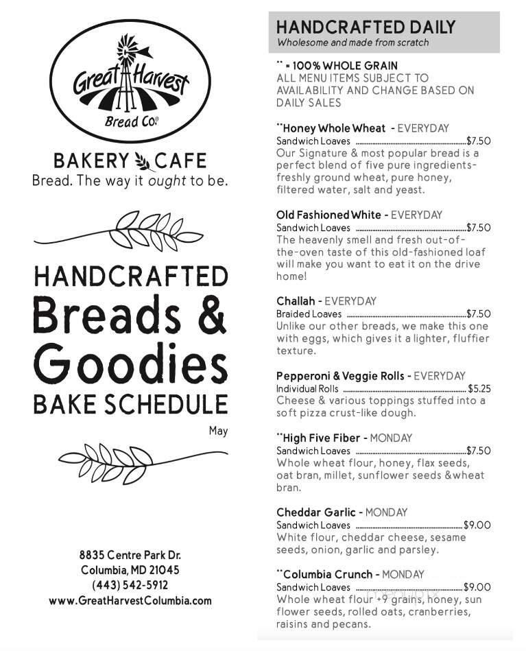 Great Harvest Bread Co. - Columbia, MD