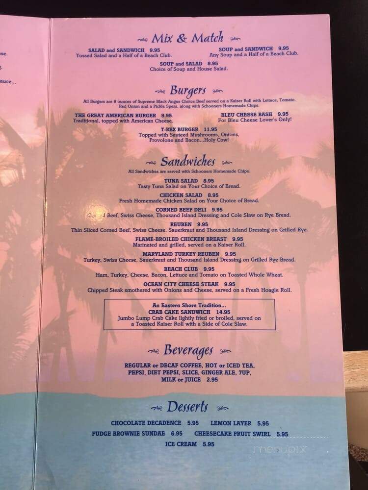 Schooners Restaurant & Bar - Ocean City, MD