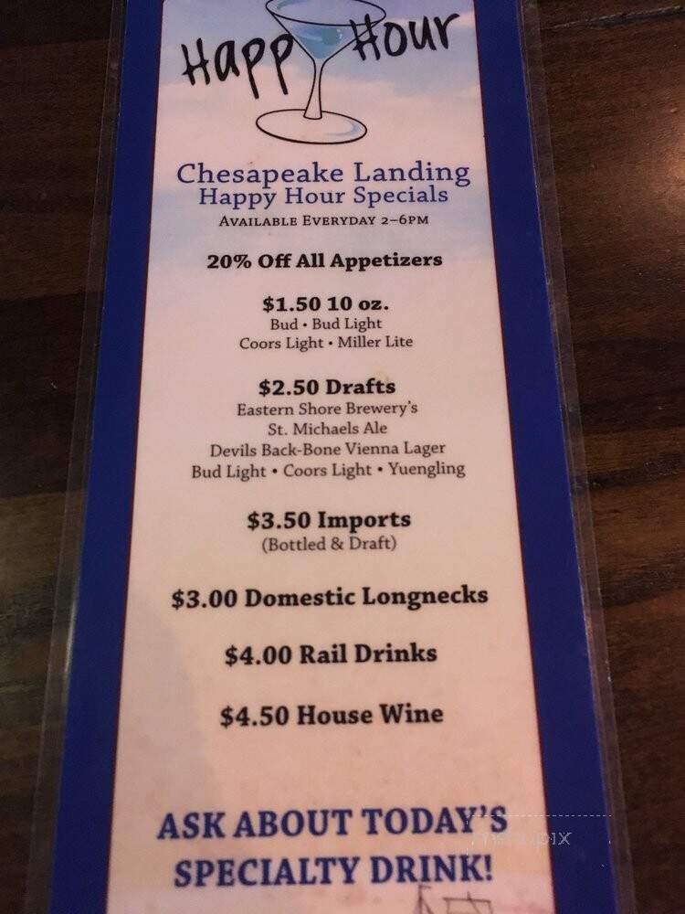 Chesapeake Landing Seafood - Saint Michaels, MD