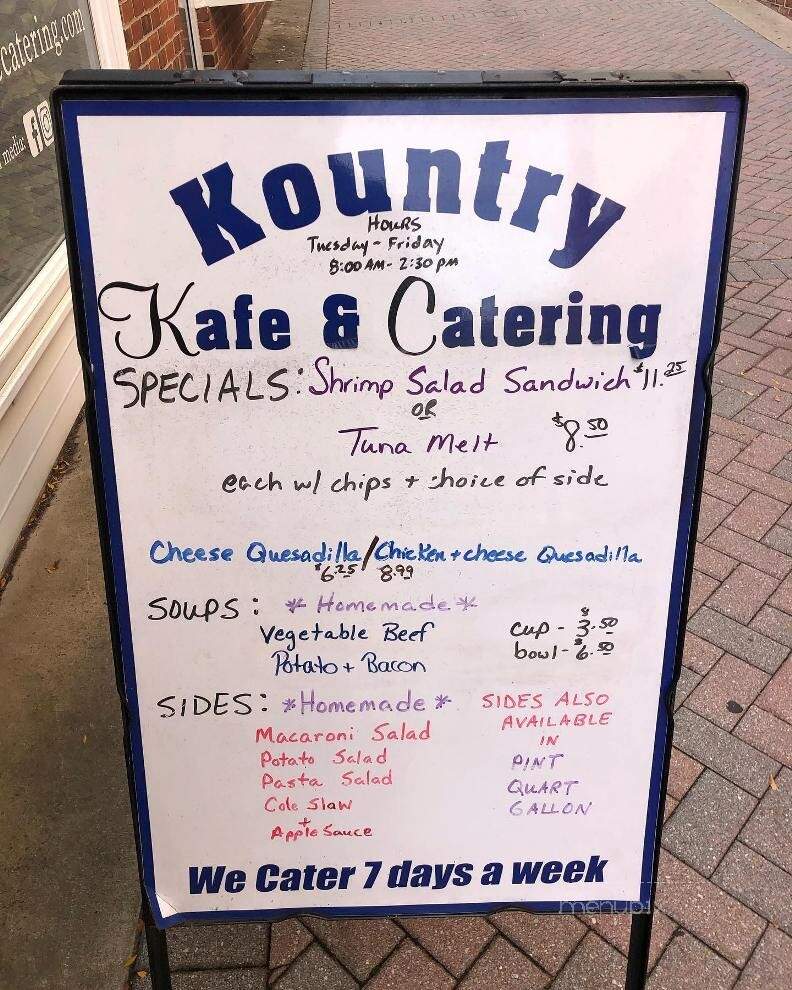 Kountry Kafe and Katering - Westminster, MD