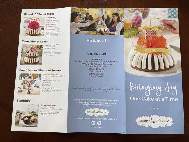 Nothing Bundt Cakes - Columbia, MD