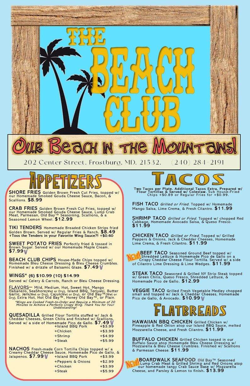 The Beach Club - Frostburg, MD