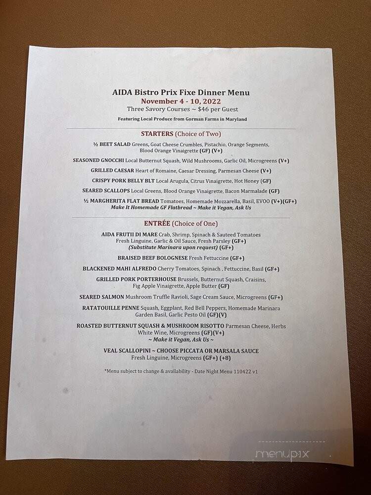 Aida Bistro - Columbia, MD