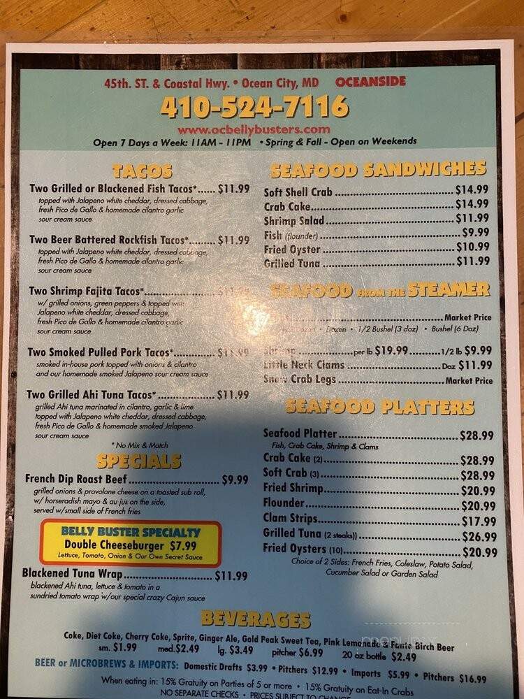 Belly Busters Bbq & Seafood - Bowie, MD