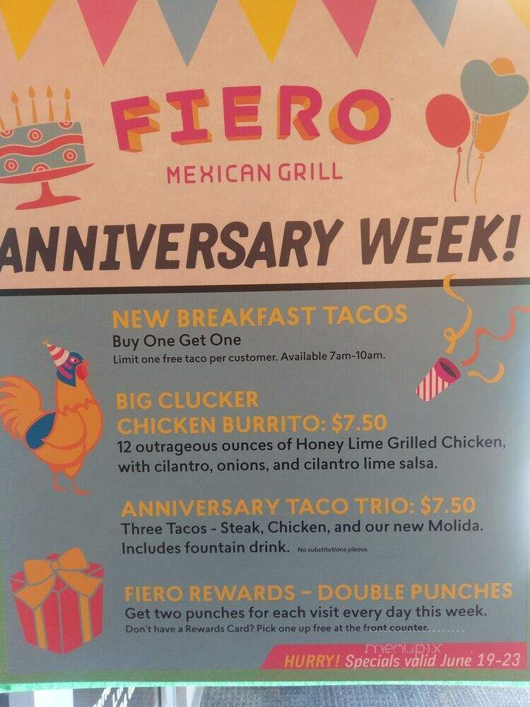 Fiero Mexican Grill - Annapolis Junction, MD