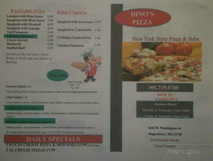 Dino's Pizza - Hagerstown, MD