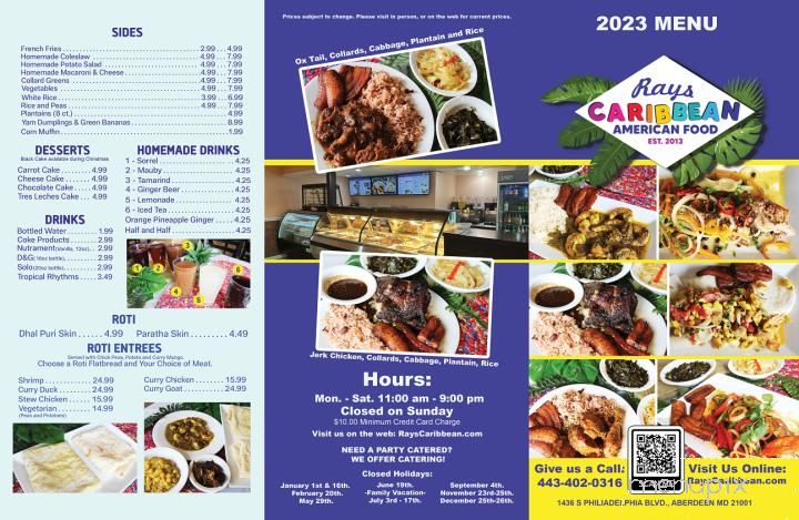 Ray's Caribbean American Food - Aberdeen, MD