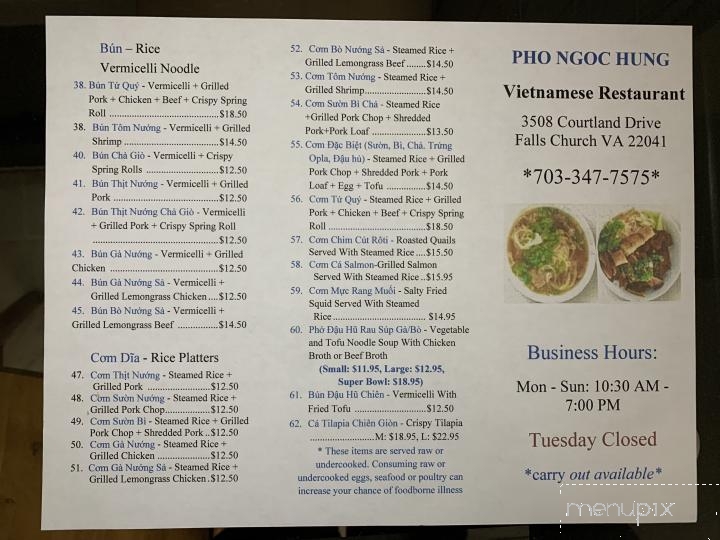 Pho Ngoc Hung - Falls Church, VA