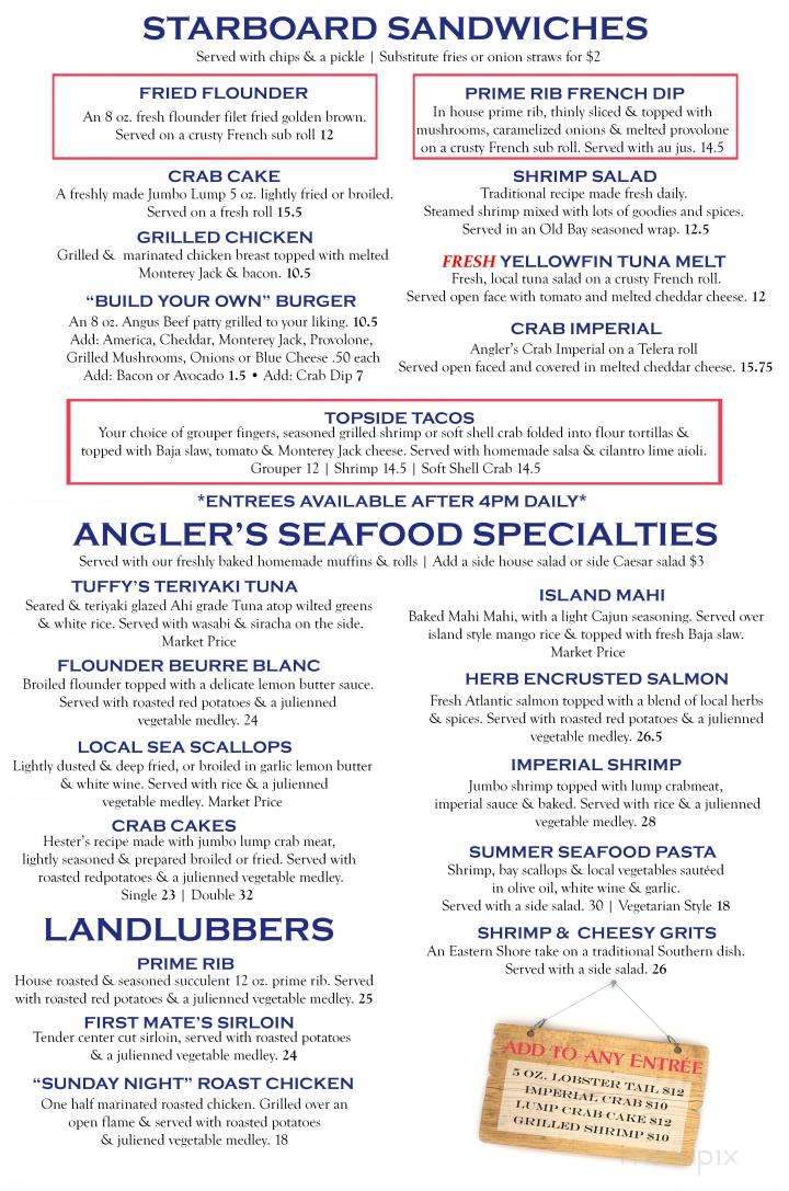 Angler Restaurant - Ocean City, MD