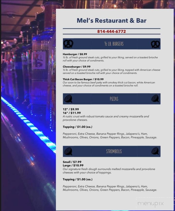 Mel's Restaurant & Lounge - Somerset, PA