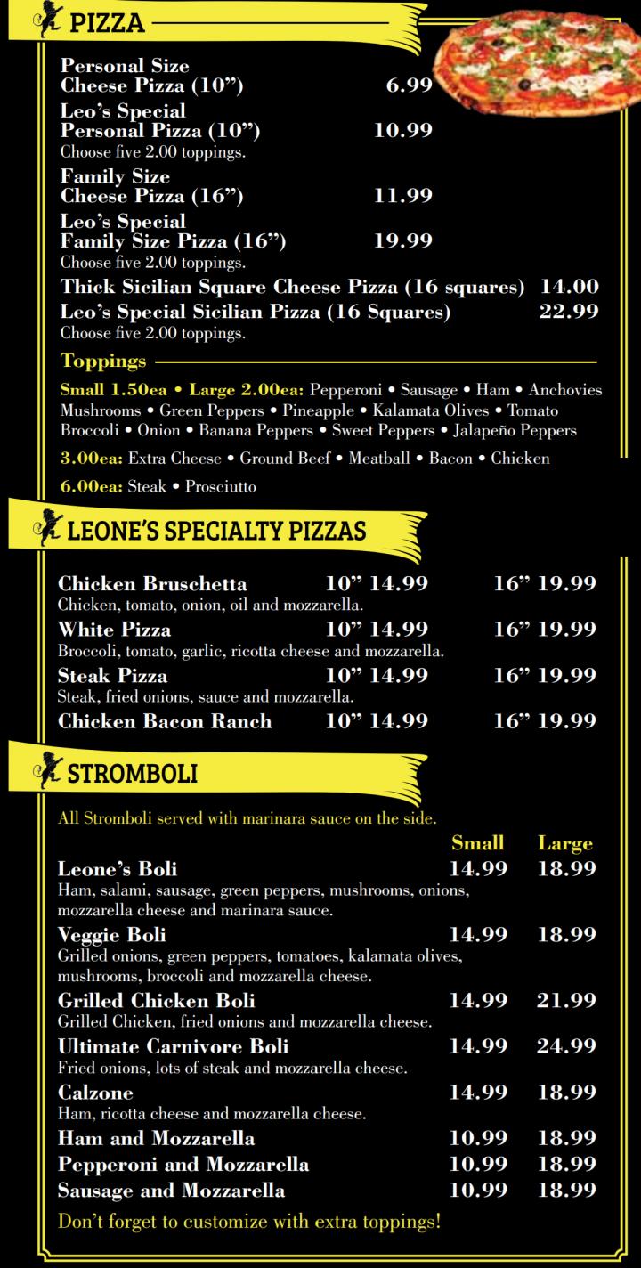 Pizza Leone - Fairfield, PA